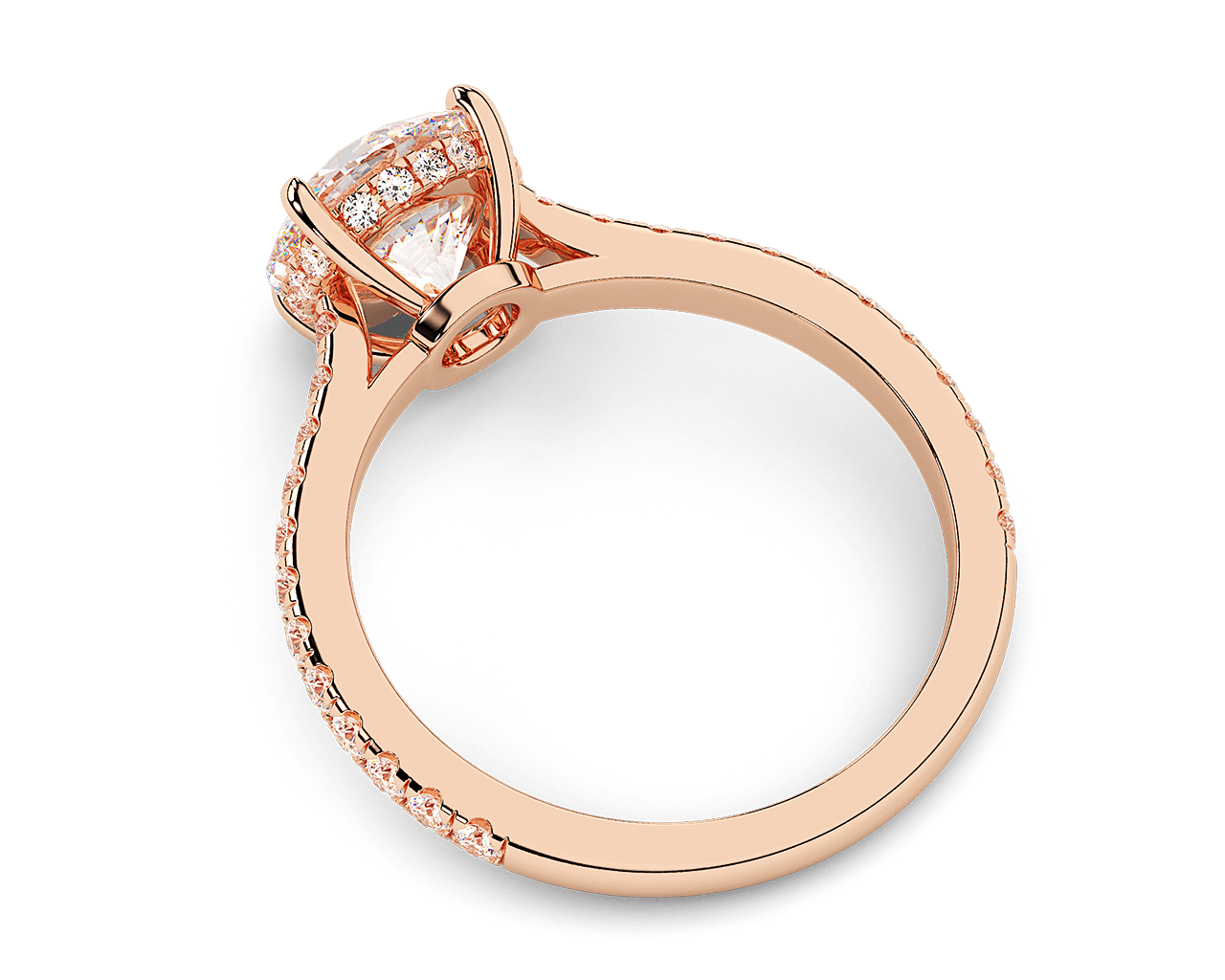 The Evelyn Pave Solitaire